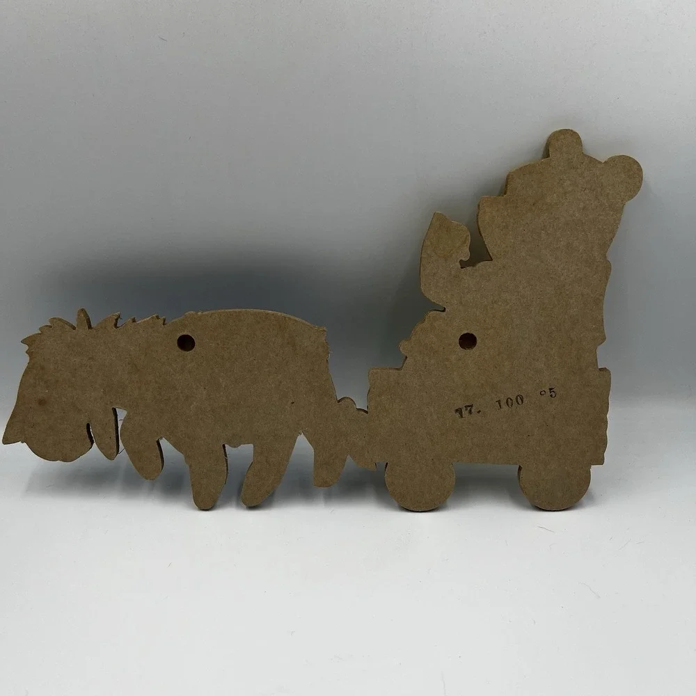 Vintage Sears Pin Ups Winnie the Pooh Wall‎ Decor Train Set Tigger Eeyore Nursey
